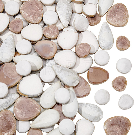 500G 4 Styles Porcelain Mosaic Tiles PORC-SP0001-19-1