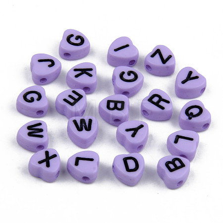 Opaque Acrylic Enamel Beads MACR-S273-37E-1