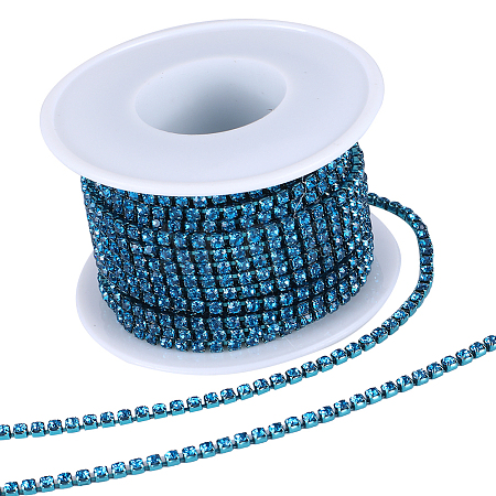 1 Roll Electrophoresis Iron Rhinestone Strass Chains CHC-GF0001-06B-1