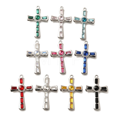 304 Stainless Steel Pendants STAS-Q346-12P-1