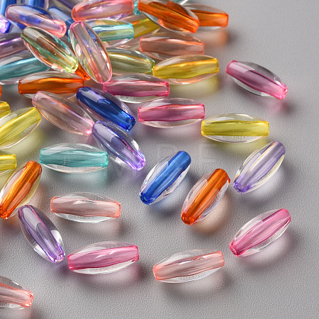 Transparent Acrylic Beads TACR-S154-07A-1