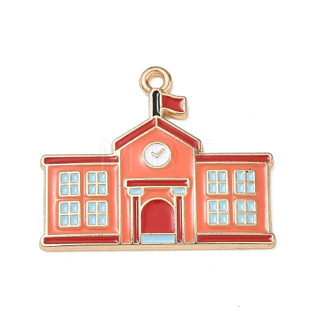 Alloy with Enamel Pendants AL-CBAE84A-02F-02-1