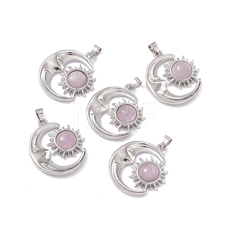 Natural Kunzite Pendants KK-A173-04P-02-1