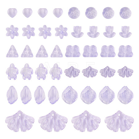 125G Gradient Color Transparent Glass Beads GLAA-TA0003-58E-1
