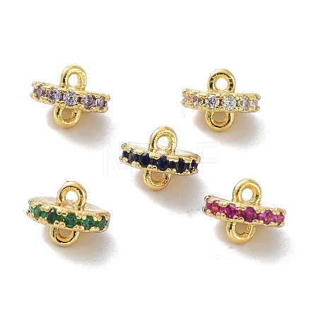 Eco-Friendly Brass Links Connectors KK-B047-06G-1