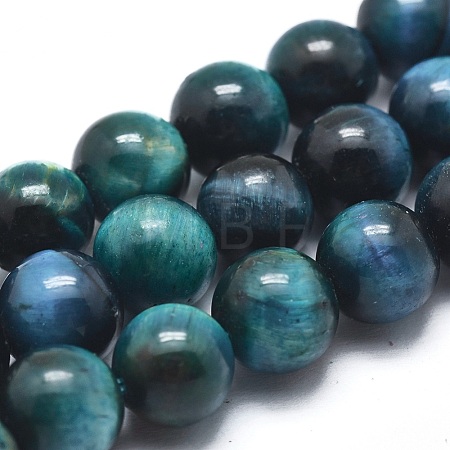 Natural Tiger Eye Bead Strands G-I224-02-4mm-1