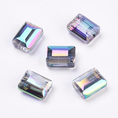 Imitation Austrian Crystal Beads SWAR-F060-8x6mm-31-1