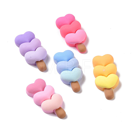 Cute Opaque Resin Cabochons X1-RESI-L037-09-1
