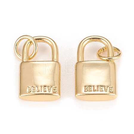 Brass Charms KK-Q765-02G-1