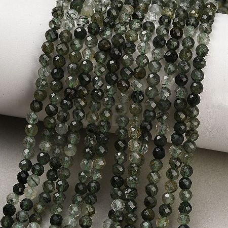 Natural Green Rutilated Quartz Beads Strands GG-CBA9722-A05-4mm-1