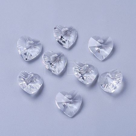 Romantic Valentines Ideas Glass Charms G030V14mm-18-1