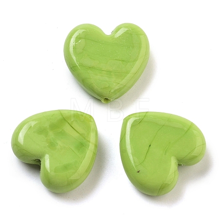 Heart Handmade Lampwork Beads LAMP-U003-01A-1