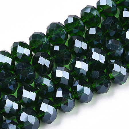 Electroplate Glass Beads Strands EGLA-A044-T2mm-A24-1