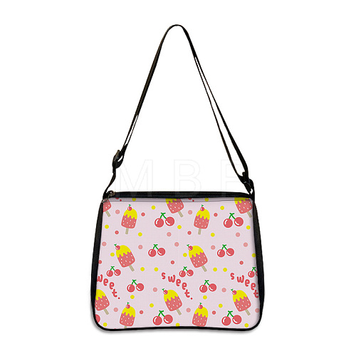 Flower Printed Polyester Shoulder Bags PW-WG4B978-09-1