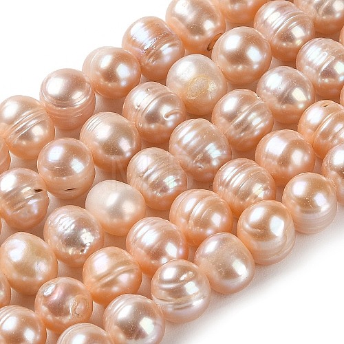 Natural Cultured Freshwater Pearl Beads Strands PEAR-E018-30-1