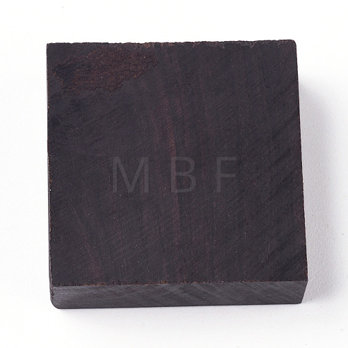 Square Wooden Pieces for Wood Jewelry Ring Making WOOD-WH0101-29H-1