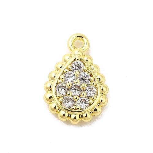 Real 18K Gold Plated Rack Plating Brass Micro Pave Cubic Zirconia Pendants Charms KK-S396-03B-1