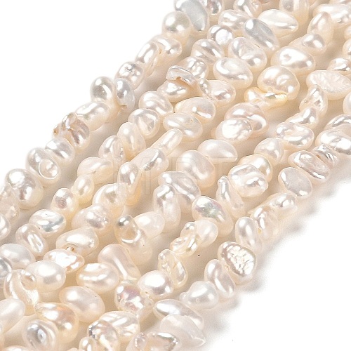 Natural Keshi Pearl Beads Strands PEAR-J007-12-1