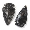 Rough Raw Natural Black Obsidian Beads G-H254-17-2
