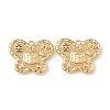 Christmas Brass Micro Pave Clear Cubic Zirconia Pendants KK-A280-03F-G-1