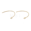 Ion Plating(IP) 316 Surgical Stainless Steel Earring Hooks STAS-D183-04G-1