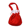 4Pcs 4 Styles Christmas Velvet Candy Bags Decorations ABAG-SZ0001-14-3