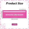 Plastic Mahjong Rules Reader AJEW-WH0796-53C-2