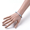 Handmade Polymer Clay Heishi Beads Stretch Bracelets BJEW-JB05159-M-5
