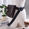 Rectangle PU Leather Medieval Waist Belt Bag with 2Pcs Glass Potion Bottles AJEW-WH0696-575A-4