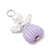 ABS Plastic Imitation Pearl Beads Pendants PALLOY-JF04125-4