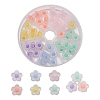 63Pcs 7 Colors Transparent Acrylic Beads TACR-YW0001-42-1
