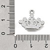 UV Plating Alloy Crystal Rhinestone Pendants RB-CBAD37D-16P-3