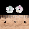 UV Plating Opaque Acrylic Bead Cap OACR-K001-45-3
