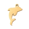 304 Stainless Steel Charms STAS-S138-01G-03-1