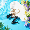 1Pc Resin Letter Keychains KEYC-TADJ0001-09Z-4