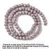 Electroplate Glass Beads Strands EGLA-FS0001-42F-4