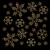 Snowflake Pattern Hotfix Rhinestones DIY-WH0430-205F-1