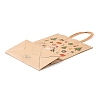 Christmas Theme Printed Kraft Paper Bags with Handles ABAG-M008-08G-3