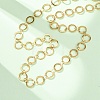304 Stainless Steel 8MM Ring Link Chain Necklaces NJEW-P343-01B-G-2