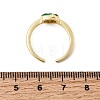 Brass Cuff Open Rings for Women RJEW-C164-05B-G-5