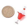 Imitation Austrian Crystal Beads and Acrylic Beads Pendants PALLOY-TA00373-2
