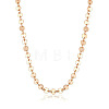 Brass Necklaces NJEW-FF0006-06-4
