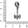 Viking 316 Surgical Stainless Steel European Dangle Charms SA-CBA7555-10AS-3