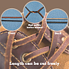 Cowhide Leather Cord Shoelaces FIND-FH0005-35-3