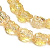 Electroplate Glass Bead Strands EGLA-H110-01HP-01-3