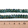 Electroplate Transparent Glass Beads Strands X-EGLA-N022-04A-D10-4