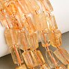 Heated Natural Citrine(Heated) Beads Strands G-F836-B08-01-1