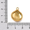 304 Stainless Steel Enamel Pendants STAS-D393-06G-3