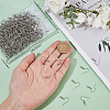 400Pcs 316 Surgical Stainless Steel Hook Earrings STAS-BBC0006-23-3