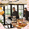 EVA Doctoral Cap Cake Toppers DIY-WH0816-571A-5
